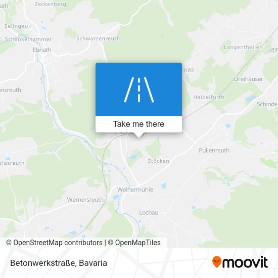 Betonwerkstraße map