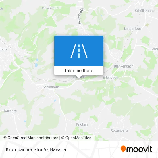 Карта Krombacher Straße