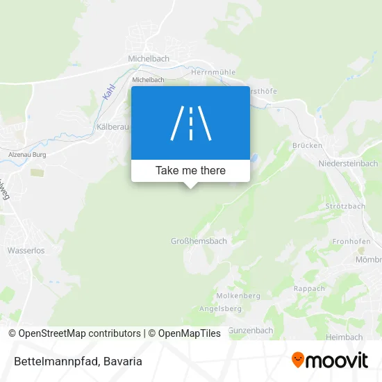 Карта Bettelmannpfad