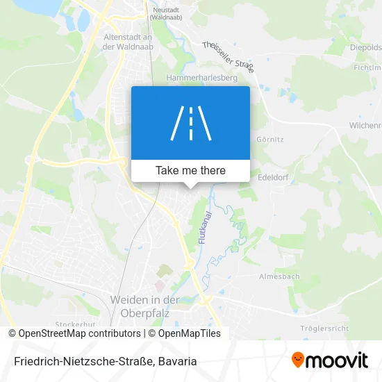 Карта Friedrich-Nietzsche-Straße