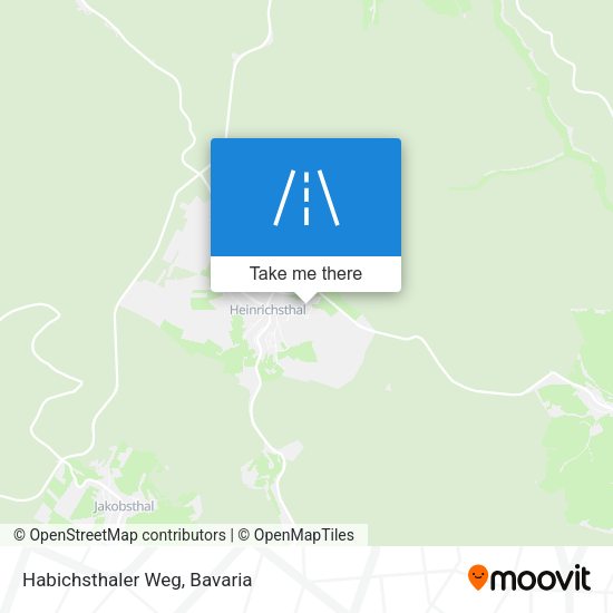 Habichsthaler Weg map