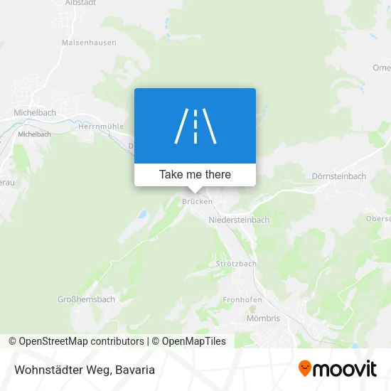 Wohnstädter Weg map