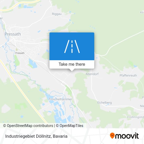 Industriegebiet Döllnitz map