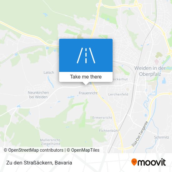 Zu den Straßäckern map