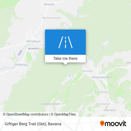Giftiger Berg Trail (Gbt) map