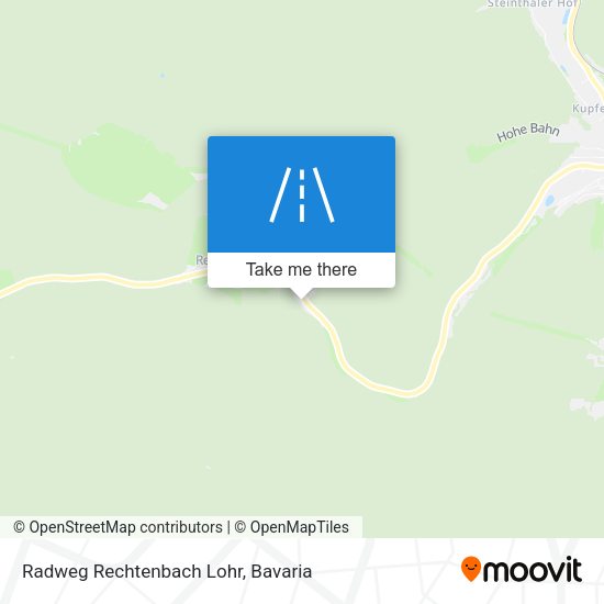 Radweg Rechtenbach Lohr map