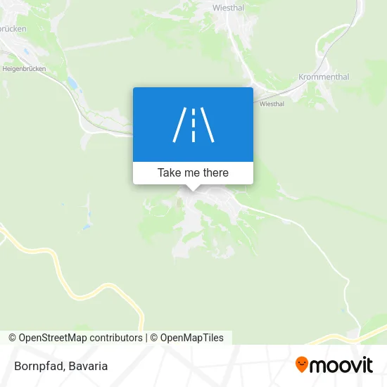 Карта Bornpfad