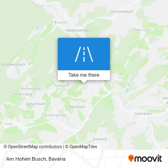 Карта Am Hohen Busch