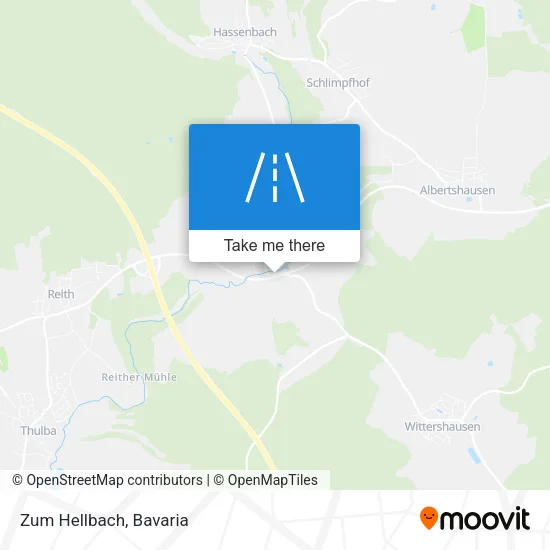 Карта Zum Hellbach