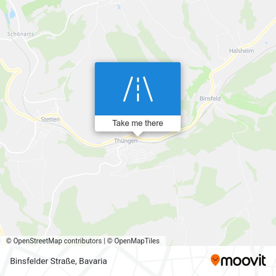 Binsfelder Straße map