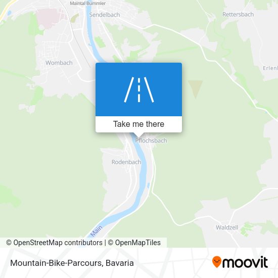 Mountain-Bike-Parcours map