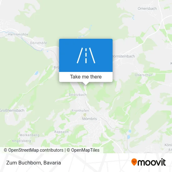 Карта Zum Buchborn