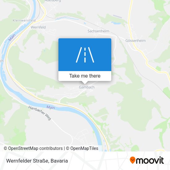 Wernfelder Straße map
