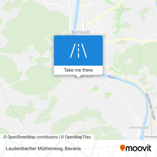 Laudenbacher Mühlenweg map
