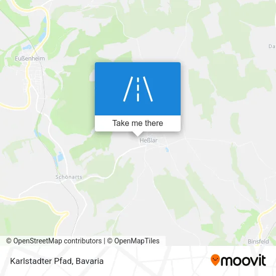 Карта Karlstadter Pfad