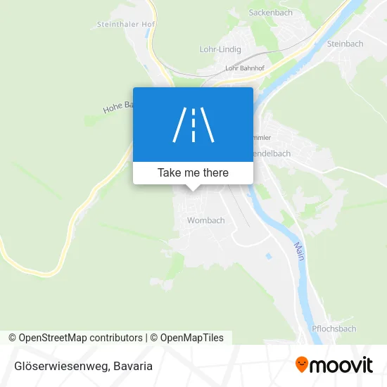 Карта Glöserwiesenweg