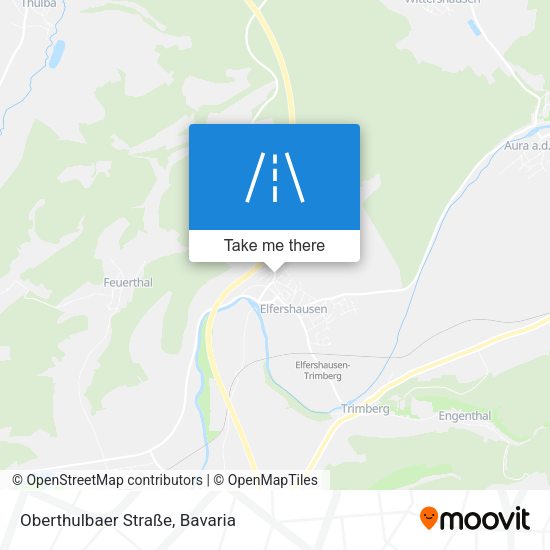 Oberthulbaer Straße map