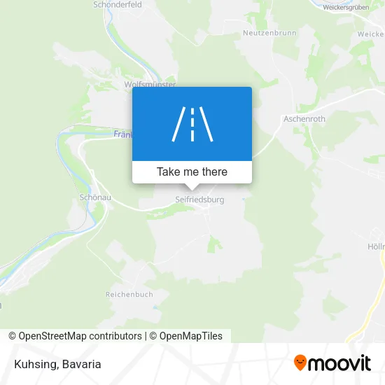Карта Kuhsing