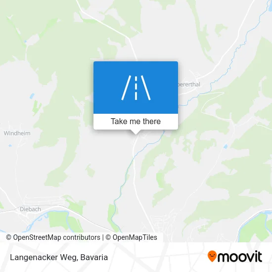 Карта Langenacker Weg