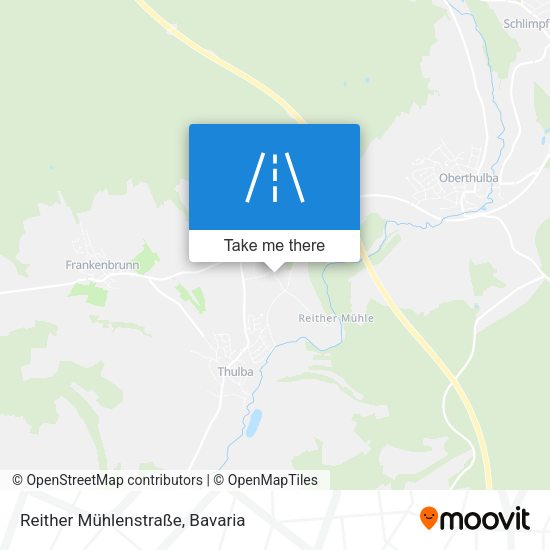 Reither Mühlenstraße map
