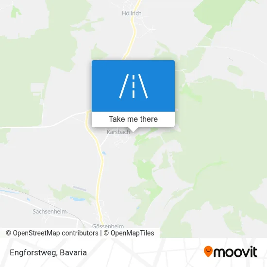 Engforstweg map