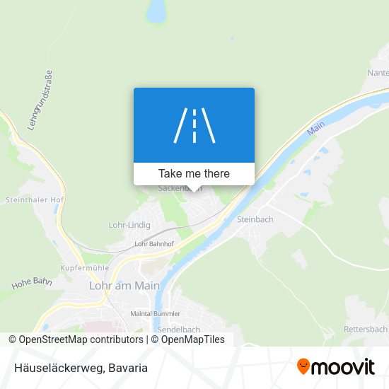 Häuseläckerweg map