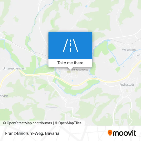 Карта Franz-Bindrum-Weg