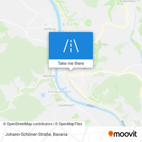 Johann-Schöner-Straße map