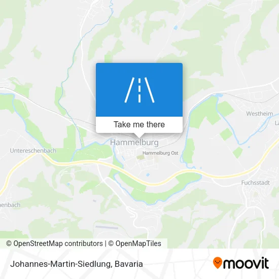 Johannes-Martin-Siedlung map