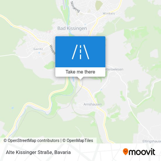 Alte Kissinger Straße map