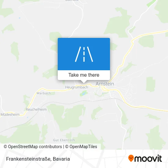 Карта Frankensteinstraße