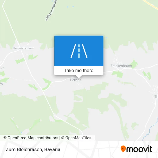 Карта Zum Bleichrasen