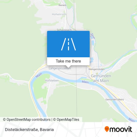 Disteläckerstraße map