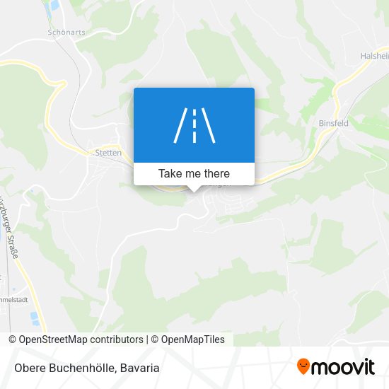 Obere Buchenhölle map