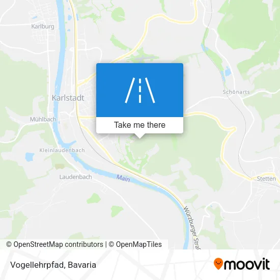 Карта Vogellehrpfad