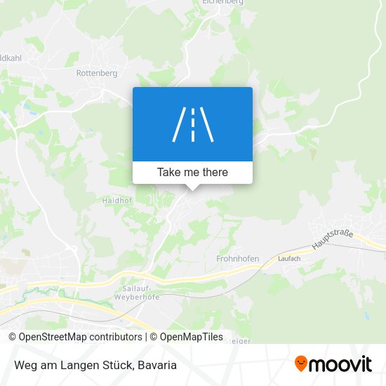Weg am Langen Stück map