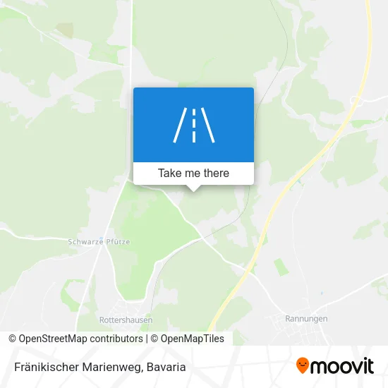 Карта Fränikischer Marienweg