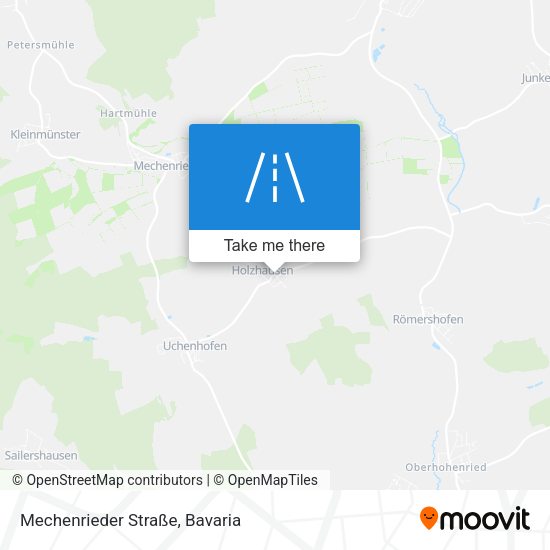 Mechenrieder Straße map