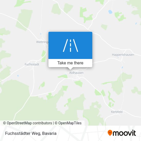 Fuchsstädter Weg map