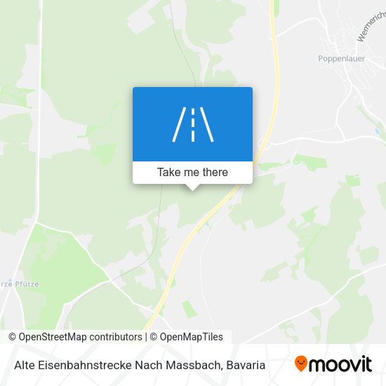 Alte Eisenbahnstrecke Nach Massbach map