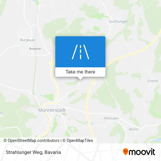 Карта Strahlunger Weg