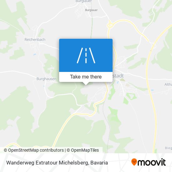 Карта Wanderweg Extratour Michelsberg