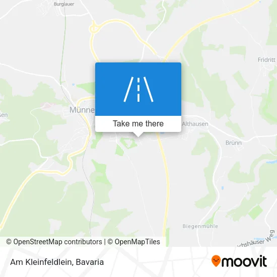 Карта Am Kleinfeldlein