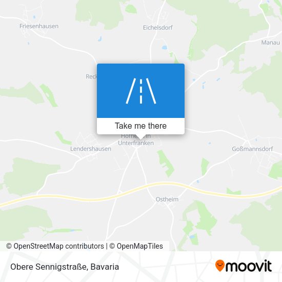 Obere Sennigstraße map