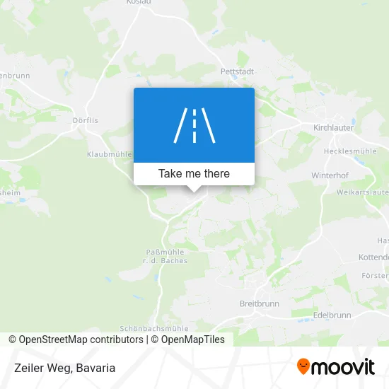 Карта Zeiler Weg