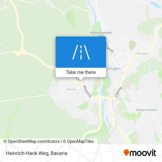 Карта Heinrich-Hack-Weg