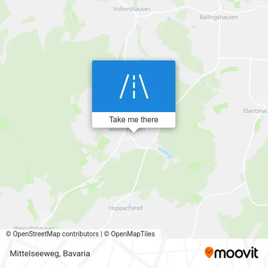 Карта Mittelseeweg