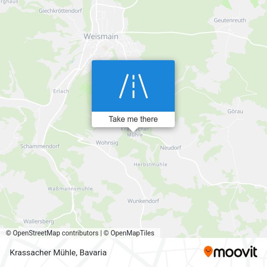 Krassacher Mühle map