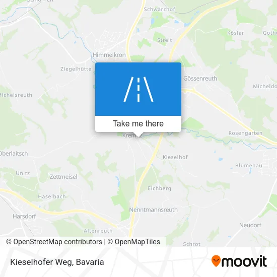 Карта Kieselhofer Weg