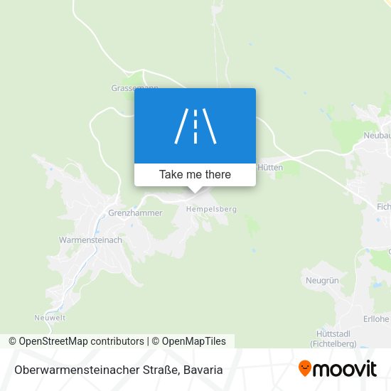 Oberwarmensteinacher Straße map
